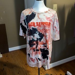 Led Zeppelin tie dye shirt 2x